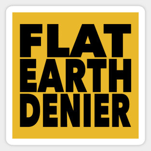 Flat Earth Denier Sticker